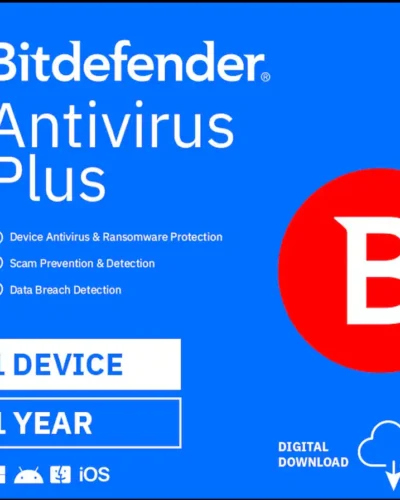 Bitdefender - Antivirus Plus 1 Device 1 year