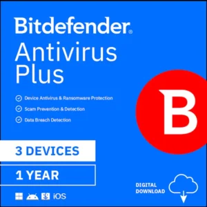 Bitdefender - Antivirus Plus 3 Device 1 Year