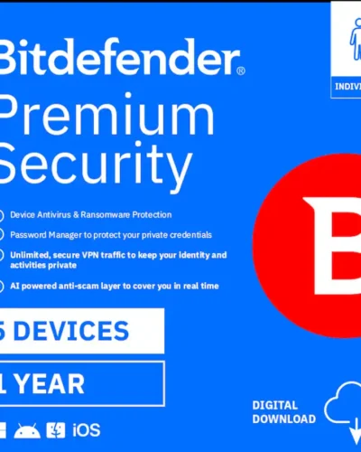Bitdefender - Premium Security Individual 5 device 1 Year