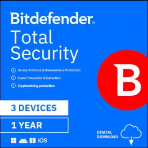 Bitdefender - Total Security 3 Device 1 year