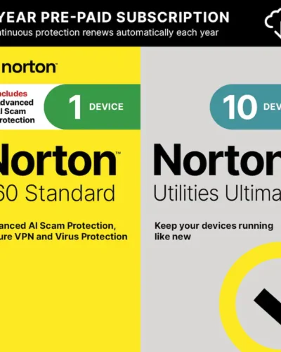Norton - 360 Standard + Utilities Ultimate (1 Device) Antivirus Internet Security